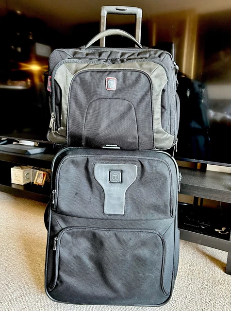 TUMI T-Tech Expandable 2-Wheeled On, Plus Presidio Tote Shoulder Bag Pre-Owned