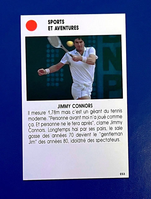 Carte à Collectionner Tennis Arthur Ashe Rookie 1987 - Édition Française Limitée