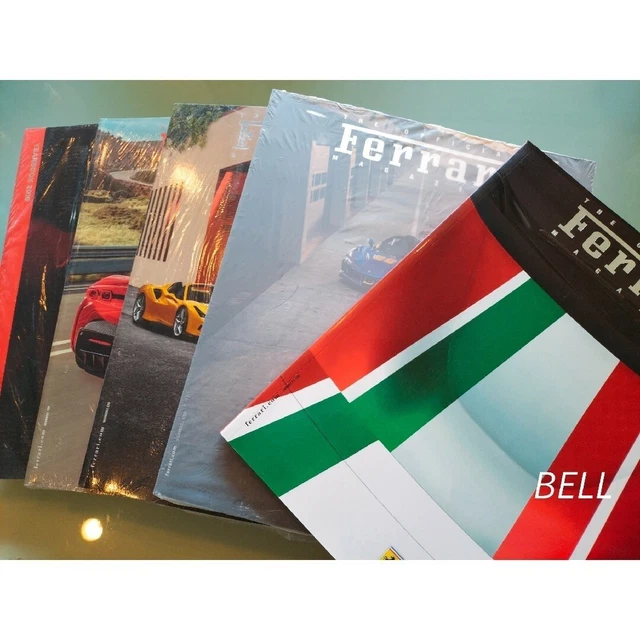 フェラーリ YEAR BOOK 2019 UNOPENED FERRARI MAGAZINE 5 volumes Yearbook 2019 1 volume