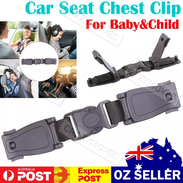 Baby Car Safety Seat Strap Clip Harness Chest Belt Child Buggy Buckle Lock