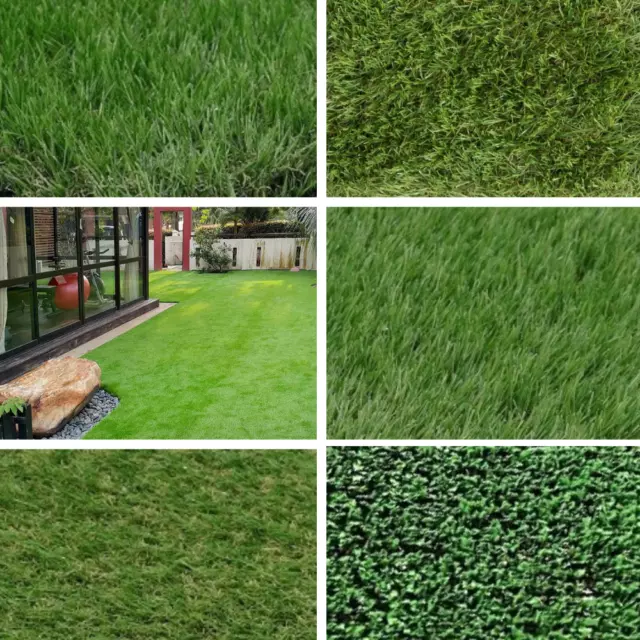 Artificial Grass Astro Turf 40mm 35mm 30mm 20mm 7mm Quality Fake Lawn 6 Widths