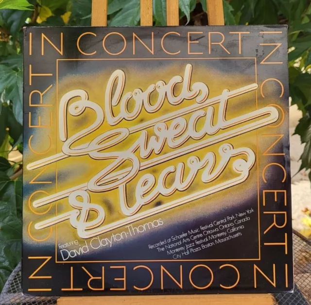 Double LP 33T Blood, Sweat & Tears In Concert. EU 1976 CBS 22006 (VG+ / EX,EX+)