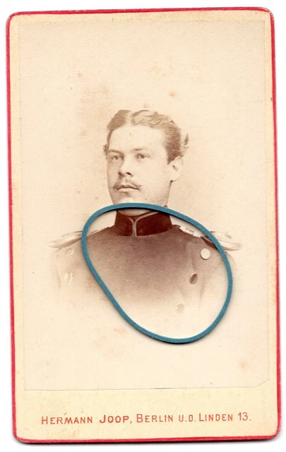 Berlin, Kgr. Preußen, Eltester, Offizier in Uniform, FAR Nr. 4, CDV, 1870er