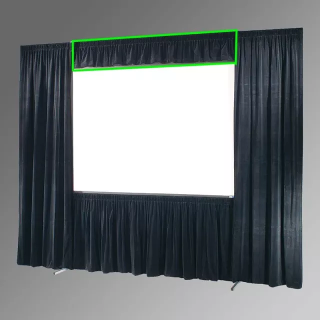 DRAPER 220236 - IFR VALANCE DRAPERY FOR 62x83 UFS ULTIMATE FOLDING SCREEN