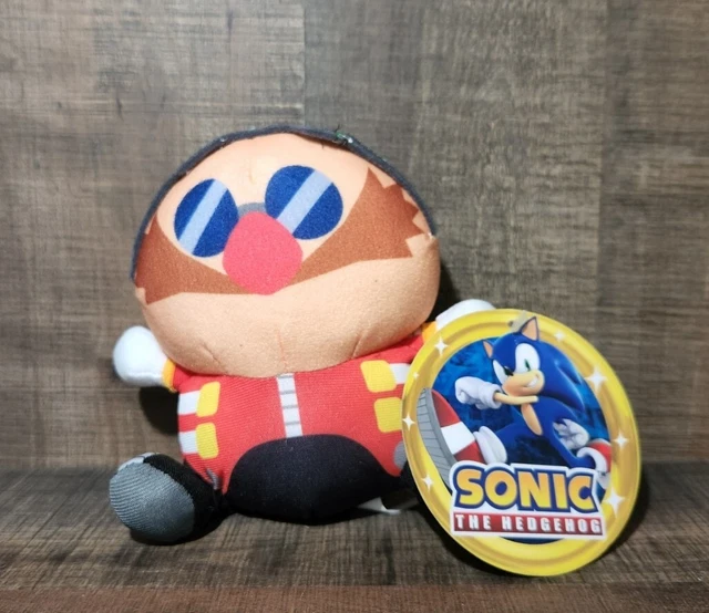 SONIC THE HEDGEHOG Dr. ROBOTNIK Eggman Plush 6" Stuffed SEGA Toy