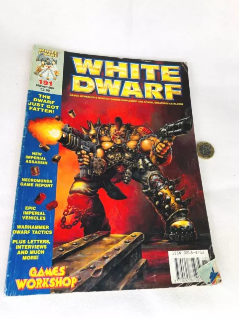 WHITE DWARF ISSUE 191 Magazine Games Workshop Warhammer 40K Necromunda