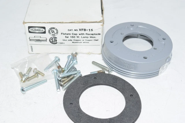 NEW Hubbell VFB-15 150W Socket Receptacle