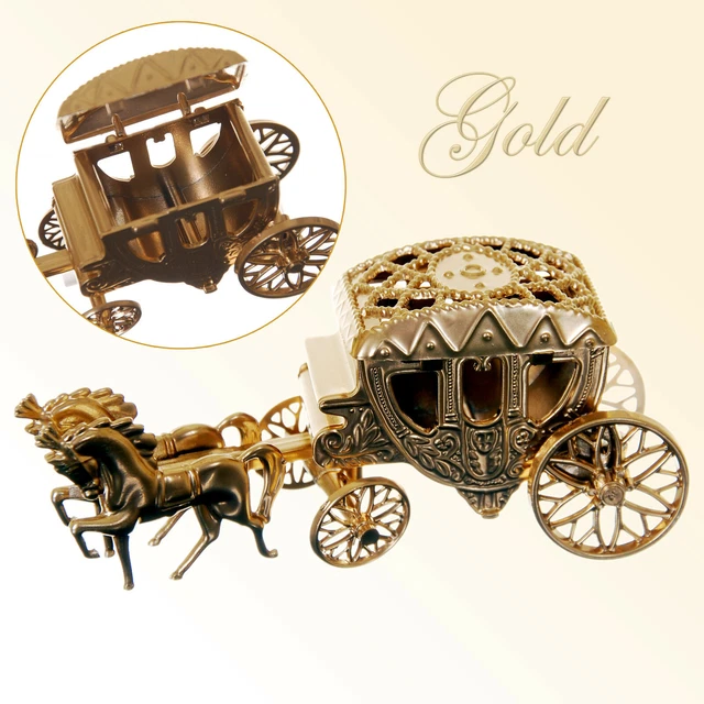 HOCHZEITSKUTSCHE DEKO KUTSCHE Gold Hochzeit Geschenk Geldgeschenk