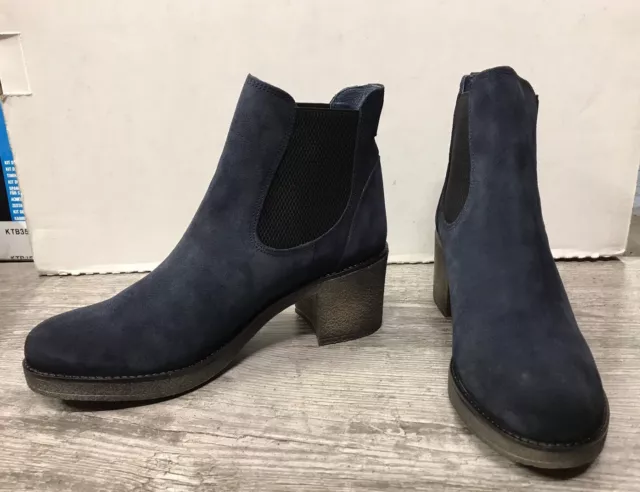 Destockage Neuf Bottines Marque Costa Costa Cuir Bleu @ T 40 @ 119€ @ N206