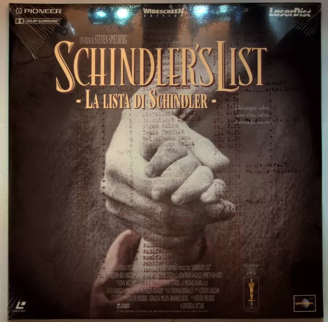 EBOND Schindler's List - Laser Disc PAL