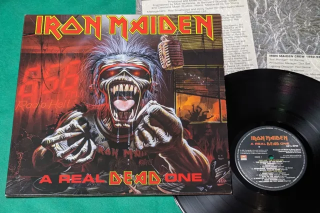 Iron Maiden - A Real Dead One BRASIL 1a prensa LP 1993 EMI Gatefold