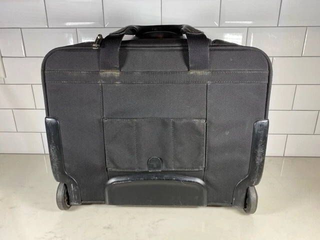 TUMI Alpha Wheeled Expandable Briefcase Black 3