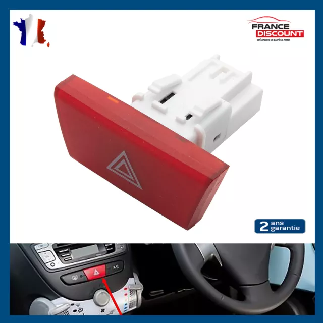 Pulsante Quattro Frecce Pinze Citroën C1 Toyota Aygo Peugeot 107 - 6490.NG