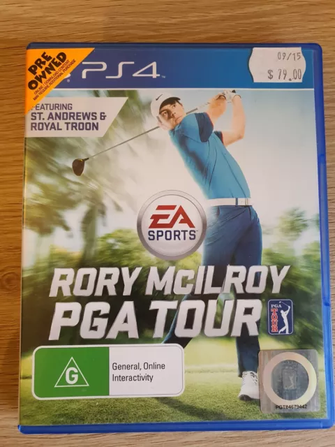 Rory McIlroy PGA Tour PlayStation 4 PS4 EA Sports Golf Game AUS PAL