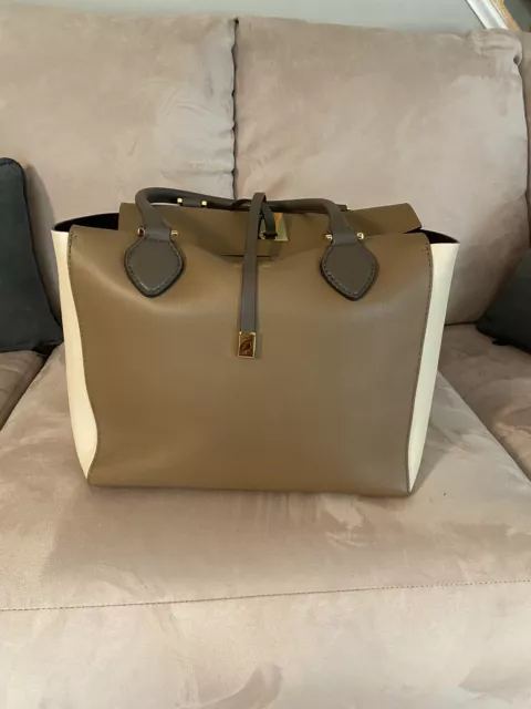 Michael Kors Collection Miranda Tote - Coffee/Tan