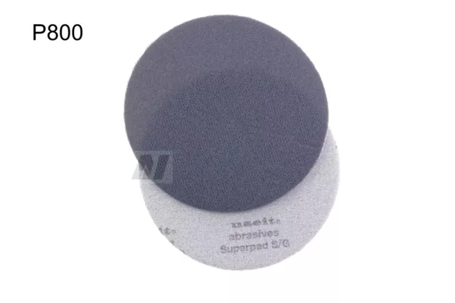 d 150 mm - P800 -  useit®-Superfinishing-Pad SG - Klett Schleifnetz Schaumpad