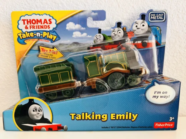 THOMAS & FRIENDS Take-n-Play Talking Emily Die-Cast Metal Train $34.95 ...