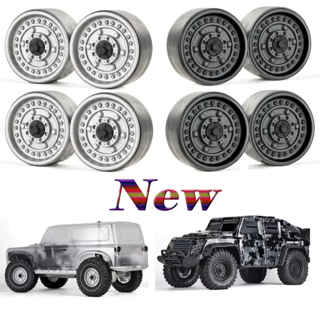 GRC 1.9" Metal Beadlock Wheels Hub G06 Set for 1/10 TRX4 GEN 8 Gen8 MST RC Truck