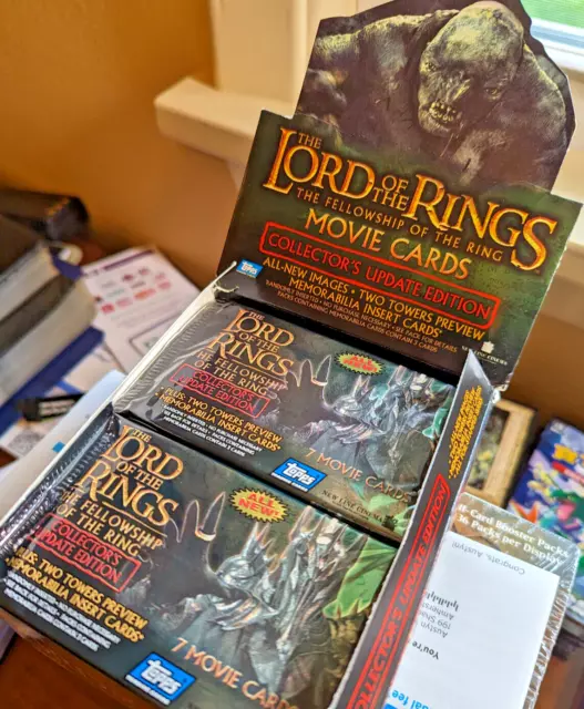 Topps 2002  Lord Of The Rings Movie Cards Fellowship Of The Ring (1) Sealed Pack
