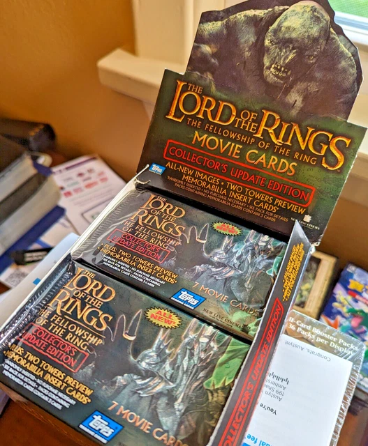 Topps 2002  Lord Of The Rings Movie Cards Fellowship Of The Ring (1) Sealed Pack