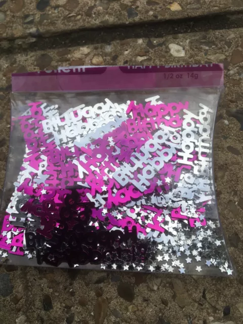 Bnip Pink Foil Birthday Confetti
