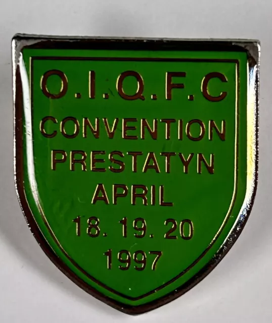 Queen Freddie Mercury Badge Pin Official International Convention Fanclub 1997