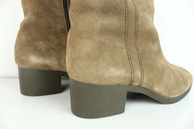 Bottines daim marron fourrées T 42 / UK 8 EXCELLENT ETAT made in France 3
