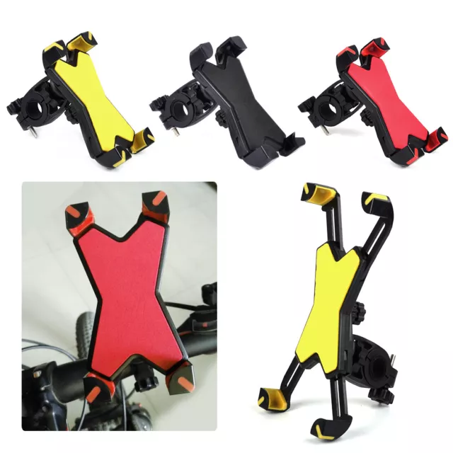 Handlebar Cell Phone GPS Mount Holder 360 Rotate Motorcycle Bicycle MTB Bike rt