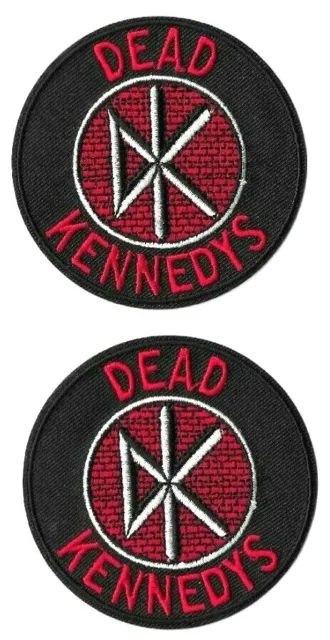 The Dead Kennedys - Patch [Lot of 2] Logo Symbol Embroidered Iron or Sew On