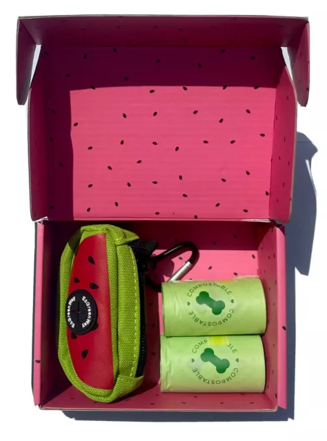 Dog Poop Bag Dispenser - Watermelon