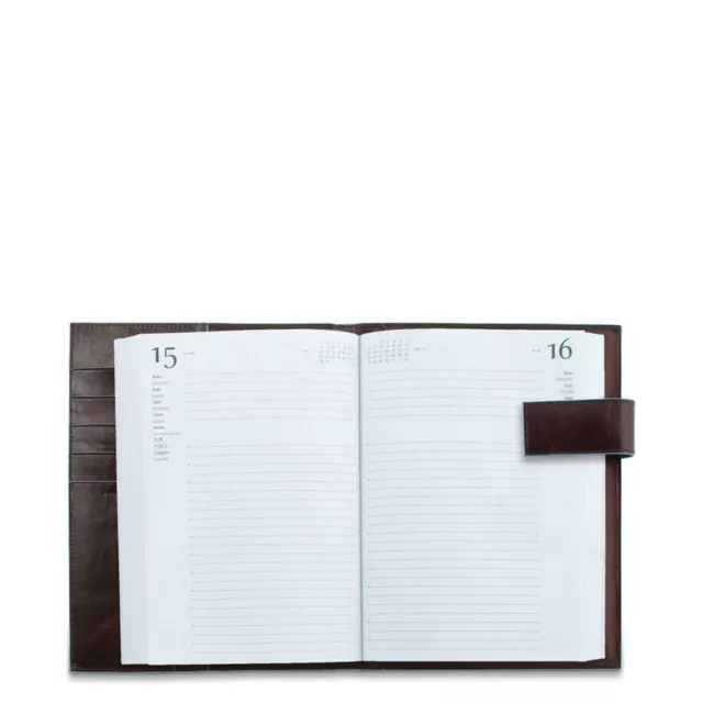 Mode Agenda Organisateur PIQUADRO Journalier en Cuir Avec Stationery AG1148B2-MO