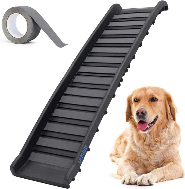 Rampas portátiles BEC2A5 LIEKUMM 157 cm para perros y mascotas con superficie antideslizante NUEVAS2