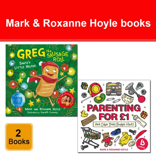 Mark & Roxanne Hoyle 2 Books Set Greg the Sausage Roll, Ladbaby Parenting for £1