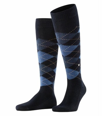 Taglia 40/46 Burlington Calza uomo lana al ginocchio BURLINGTON art 21757 STRIPE 74% Lana 
