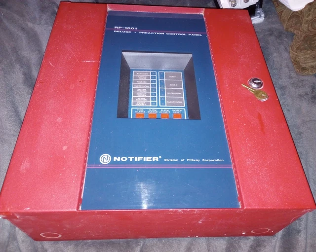 NOTIFIER FIRE ALARM Panel RP-1001 Deluge Pre-Action Control Panel With ...