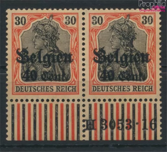 Briefmarken Dt. Landespost in Belgien 1916 Mi 19 HAN postfrisch (9776565