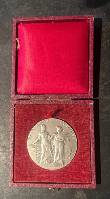 France Médaille 1919 Medal, Enseignement Agricole, Prix aux