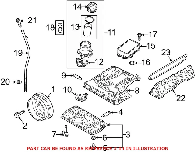 GENUINE OEM ENGINE Oil Filter Housing Cover For VW/Audi 06M115311E 79.