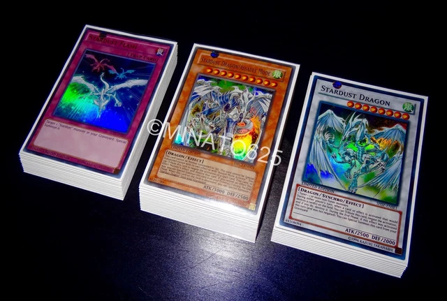 YUGIOH COMPLETE STARDUST Dragon Assault Mode Deck + Sleeves! Tournament  Ready!!! $69.99 - PicClick