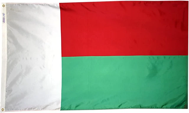 Annin Flagmakers Model 195188 Madagascar USA-Made to Official United Nations 3 x