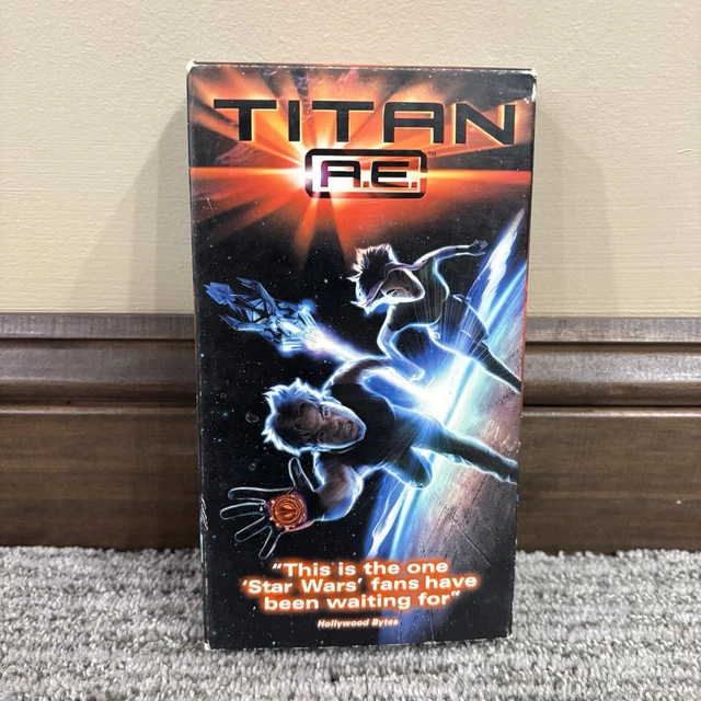 TITAN A.E. (VHS, 2000) Sci-Fi Aliens Space Animated Matt Damon Bill ...
