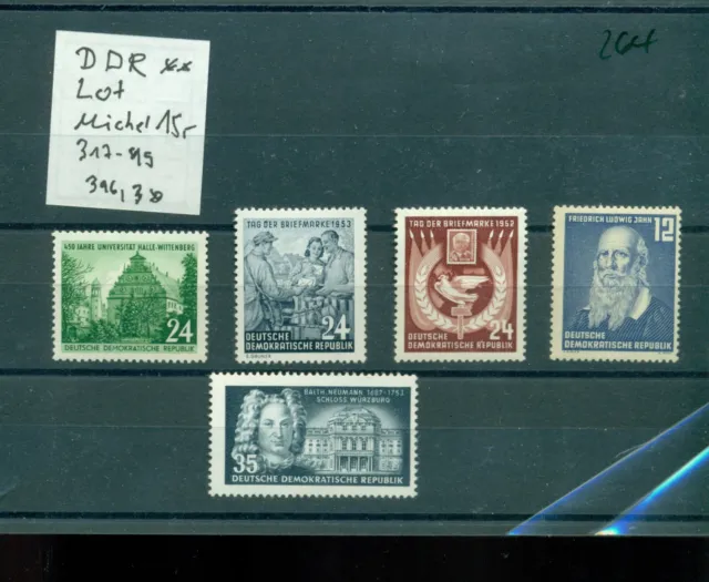 Briefmarken DDR,  Lot 1950 er Jahre, */**  gute Zähnung