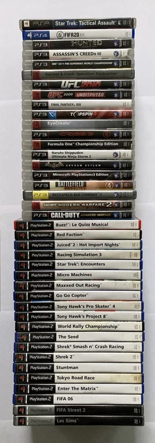 Lot De 12 Jeux PS3 - Sony Playstation 3 - Tous Complets Et En Bon état - Occasion