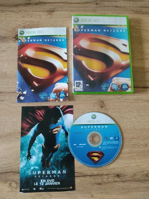 Jeu Superman Returns Complet Xbox 360 - Version Française, état Impeccable