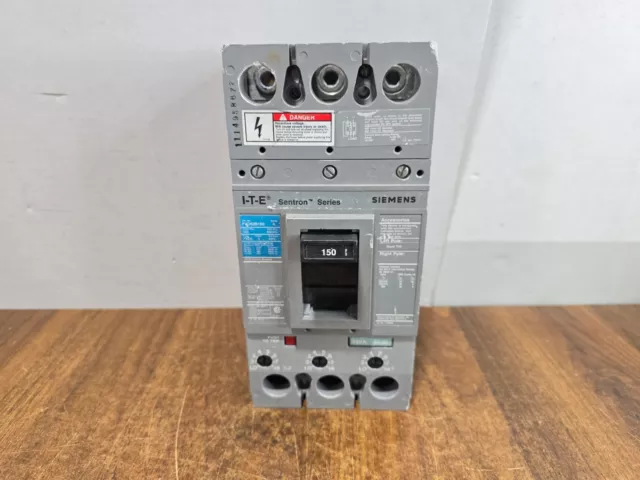 Siemens FXD63B150 Series A 150 Amp Type FXD6-A Circuit Breaker 600 V AC 3 POLE