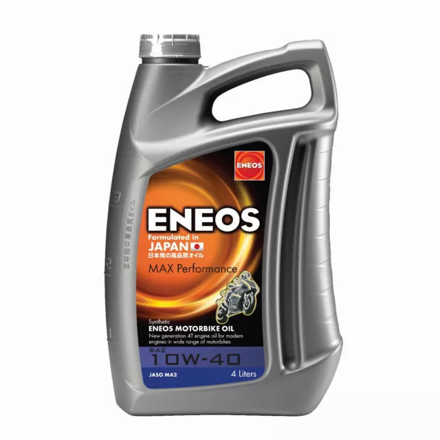 ENEOS 4 STROKE 10W40 Oil 4L Semi Synthetic Premium Motorcycle Engine Oil 4T