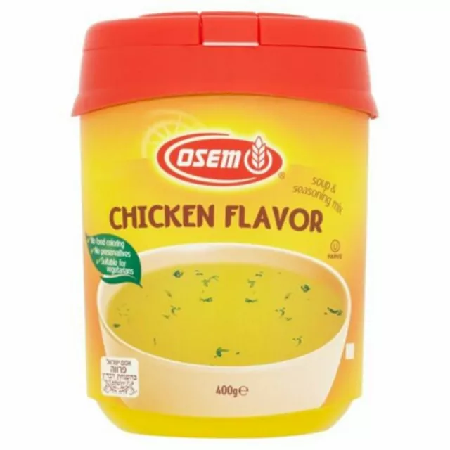 Osem Poulet Bouillon Aromatisé Soupe Et Assaisonnement Mélange 400g 398ml