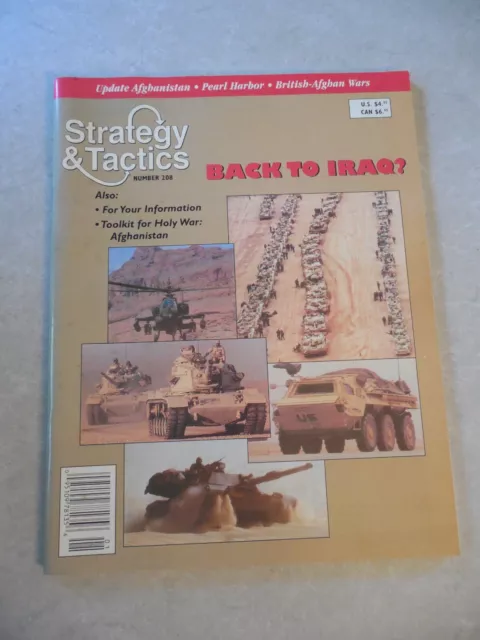 STRATEGY & TACTICS Magazine #208, NOVEMBER/DECEMBER 2001, BACK TO IRAQ, HOLY WAR