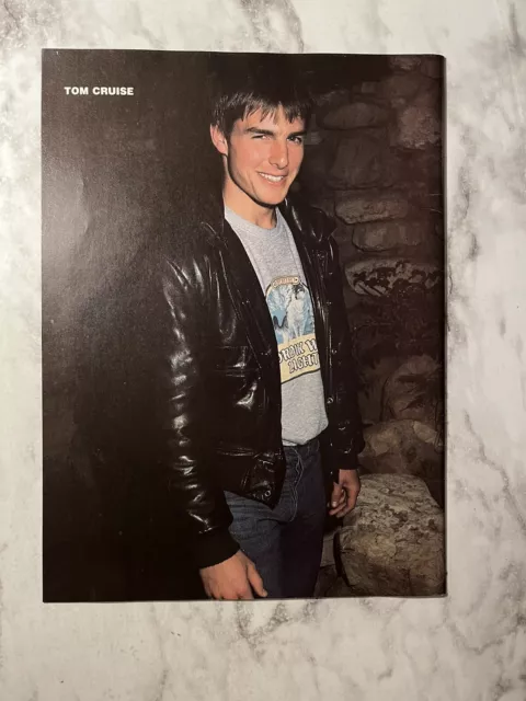 Tom Cruise Pinup & Clipping from 80’s Teen Magazine. 2