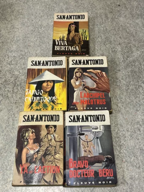 🌟 Lot De 5 Livres San Antonio